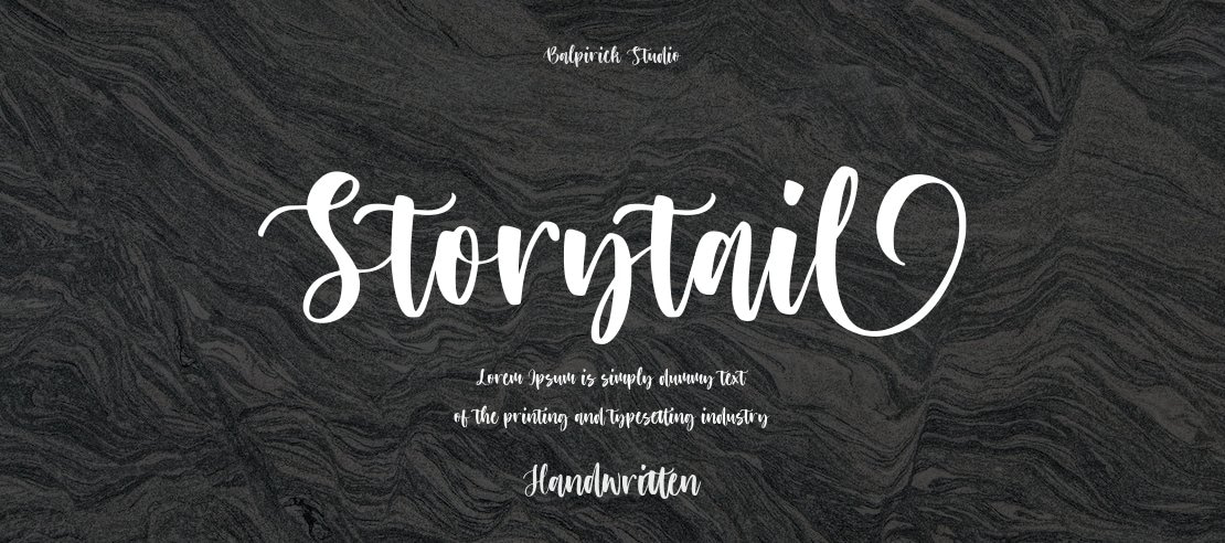 Storytail Font
