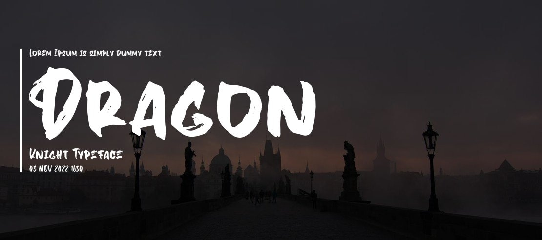 Dragon Knight Font