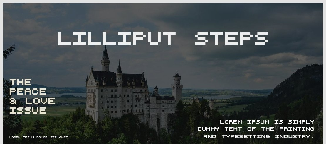 Lilliput Steps Font