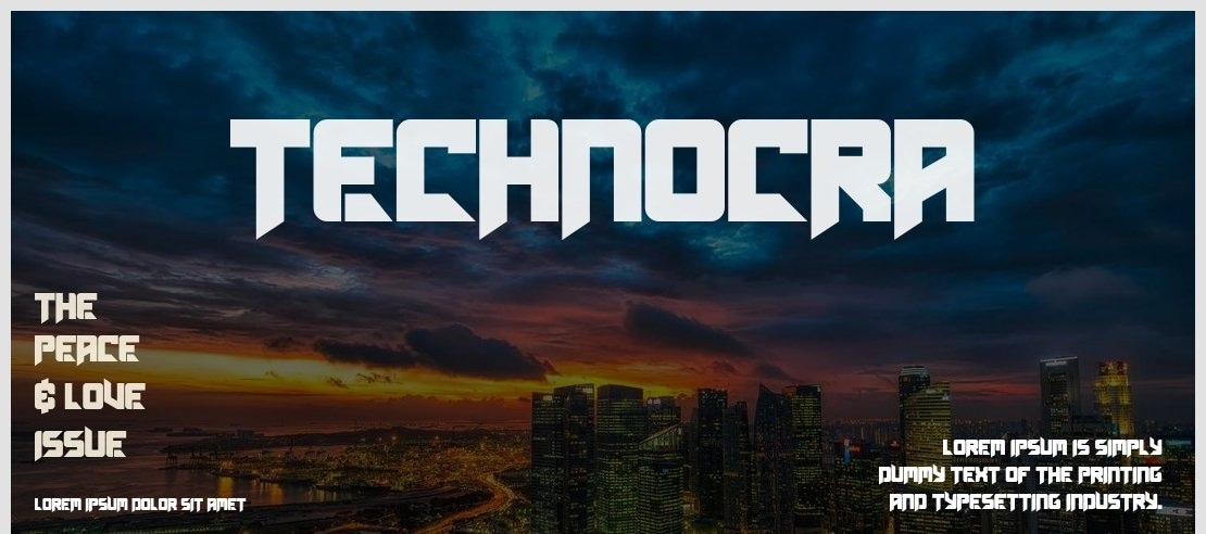 Technocra Font