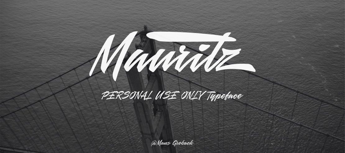 Mauritz  PERSONAL USE ONLY Font Family
