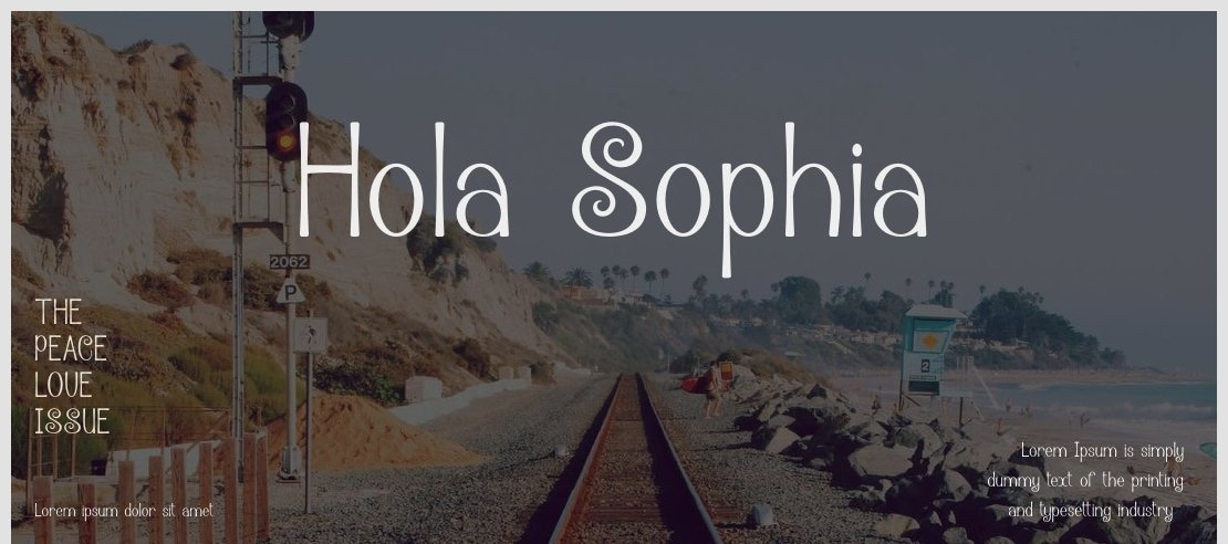 Hola Sophia Font