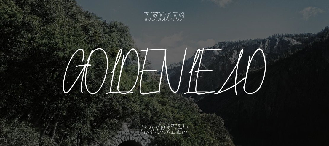 Goldenlead Font