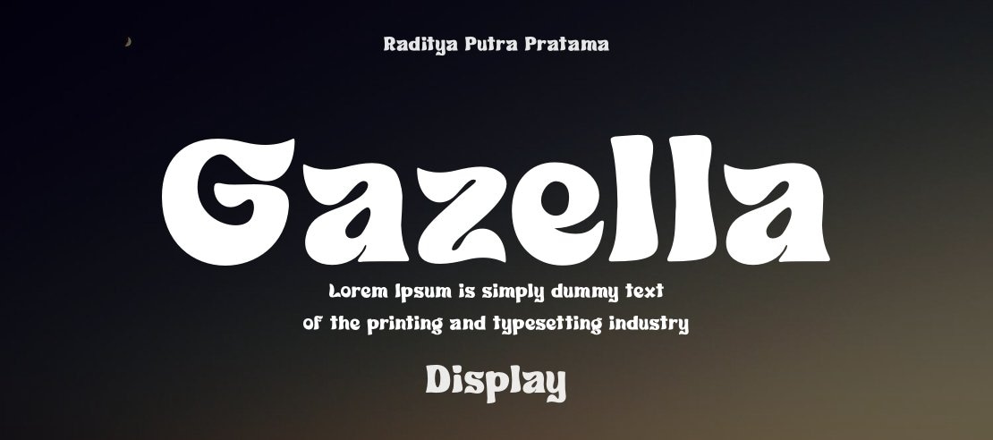 Gazella Font