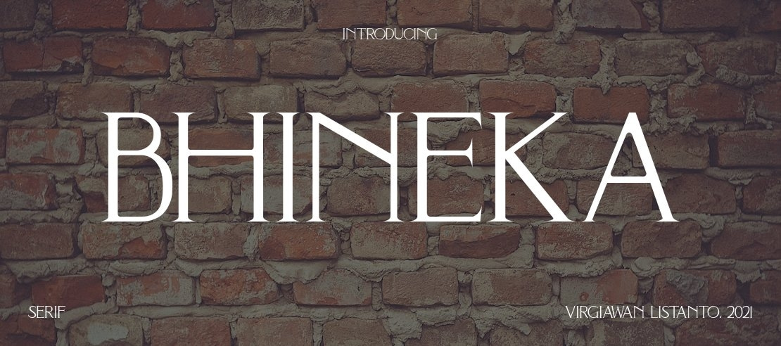 BHINEKA Font