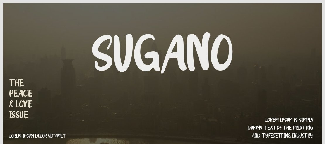 Sugano Font