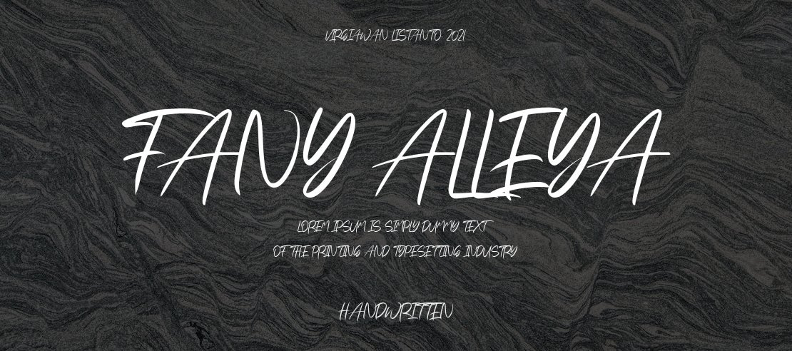 Fany Alleya Font