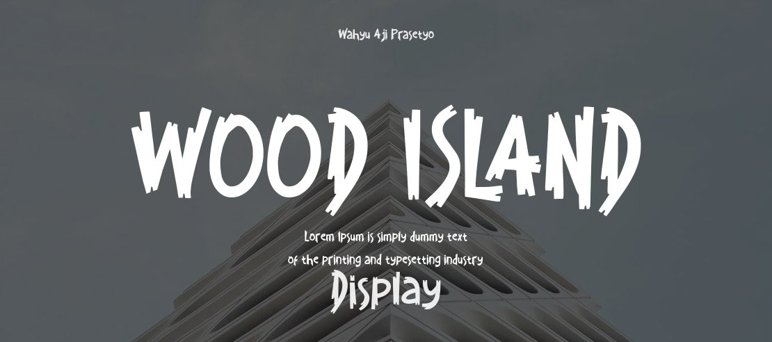 WOOD ISLAND Font