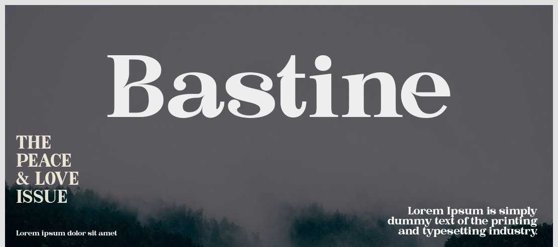 Bastine Font Family