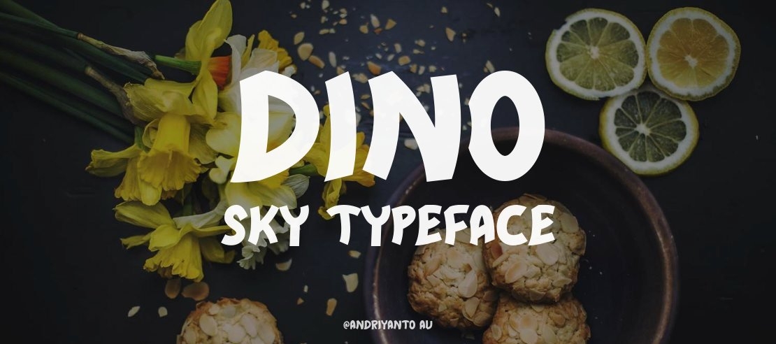 DINO SKY Font