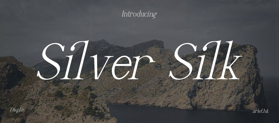 Silver Silk Font