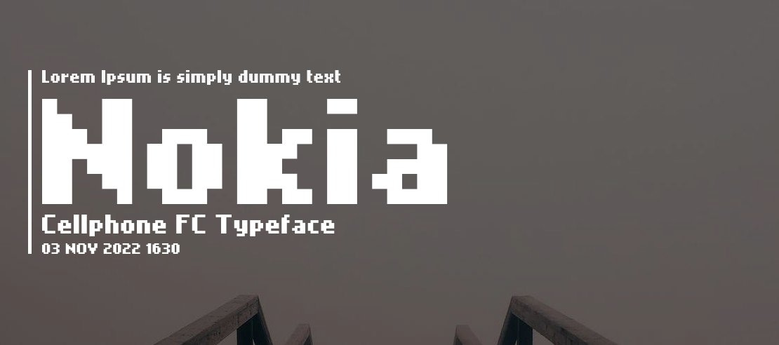 Nokia Cellphone FC Font