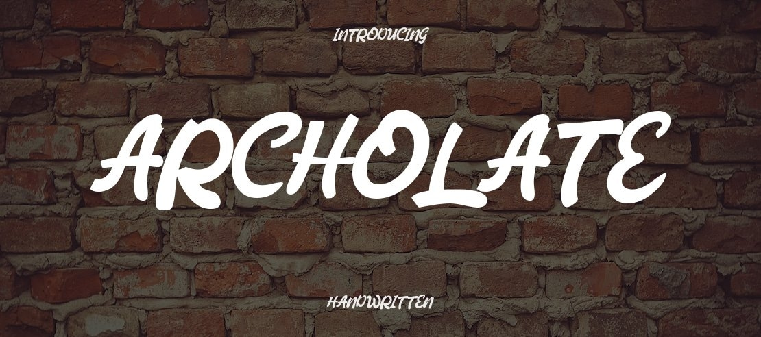 Archolate Font