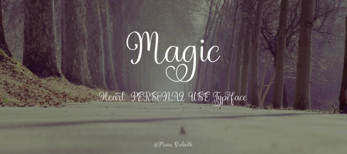 Magic Heart  PERSONAL USE Font Family