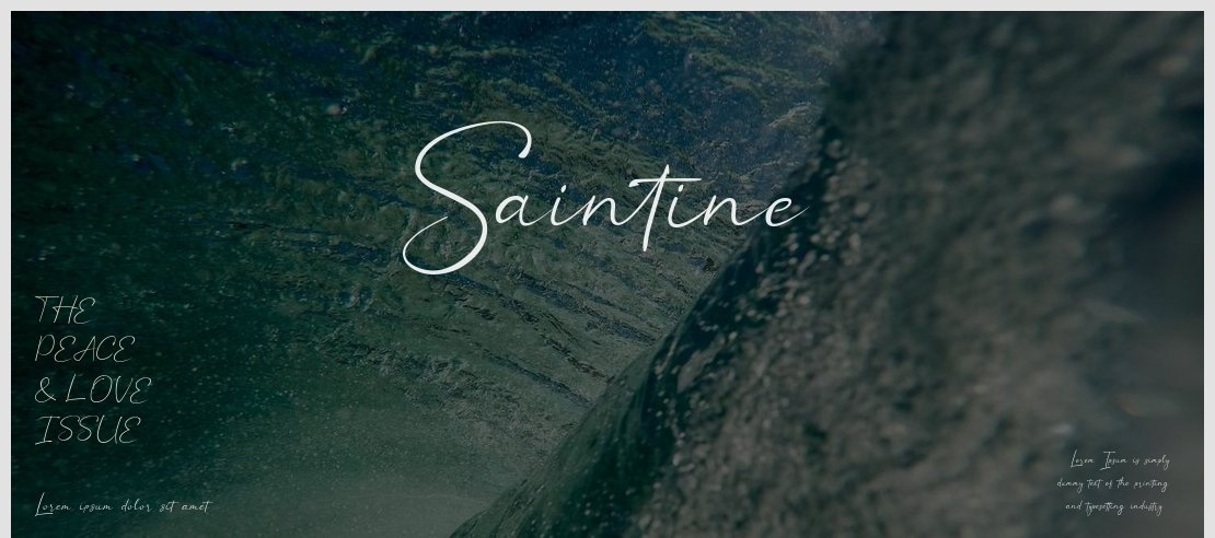 Saintine Font