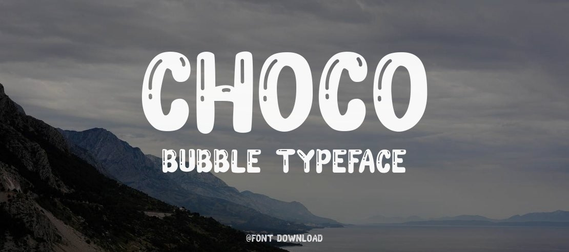 Choco Bubble Font