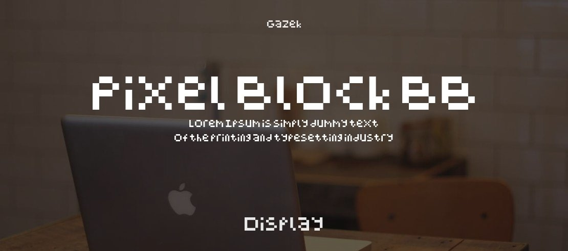 Pixel Block BB Font