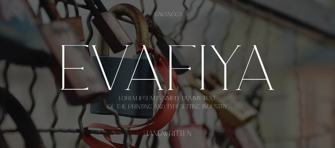 Evafiya Font