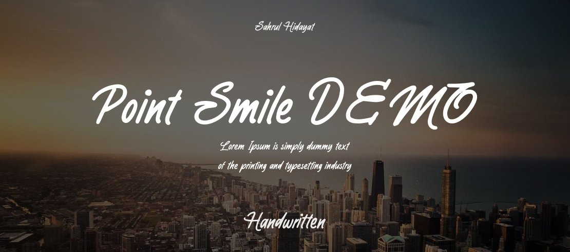 Point Smile DEMO Font