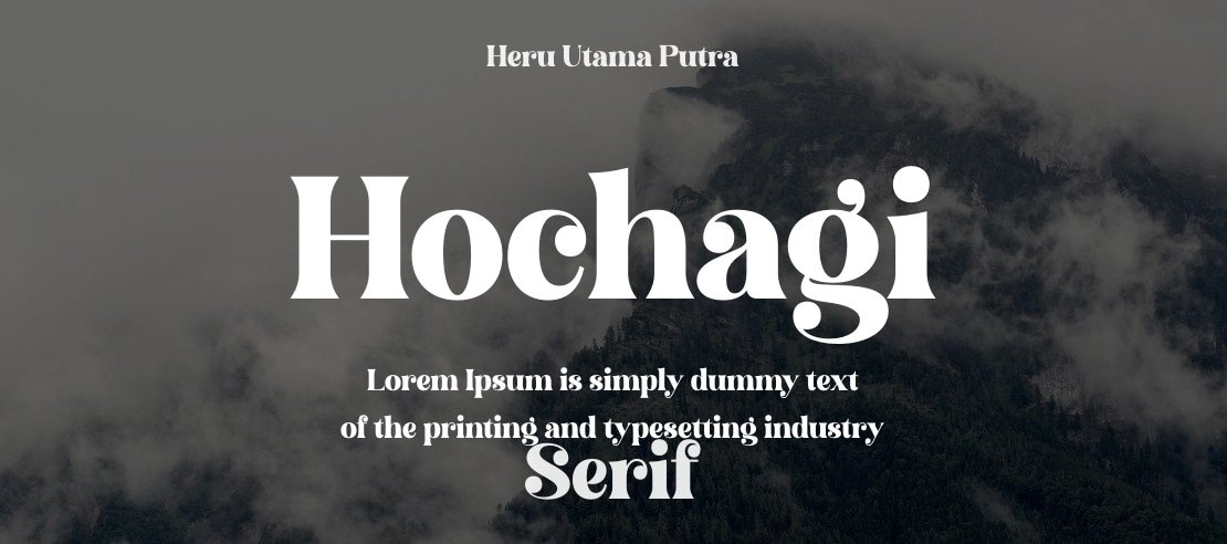 Hochagi Font