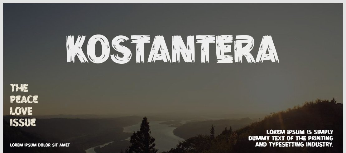 Kostantera Font