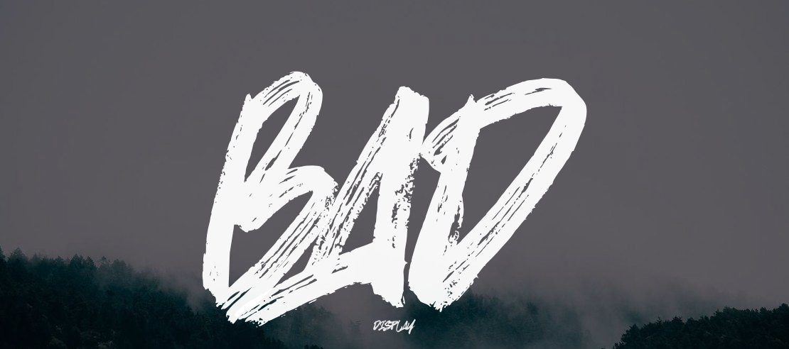 BAD HABITS Font