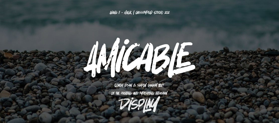 Amicable Font