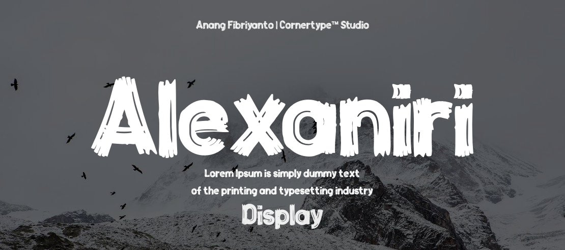 Alexaniri Font