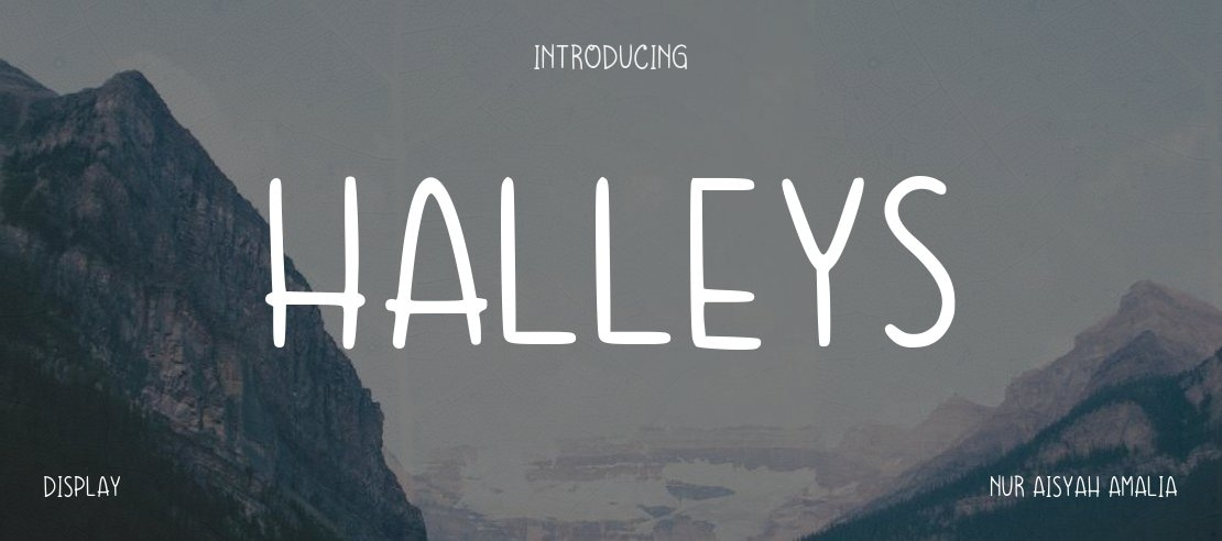 Halleys Font