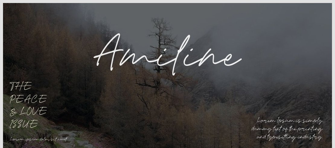 Amiline Font