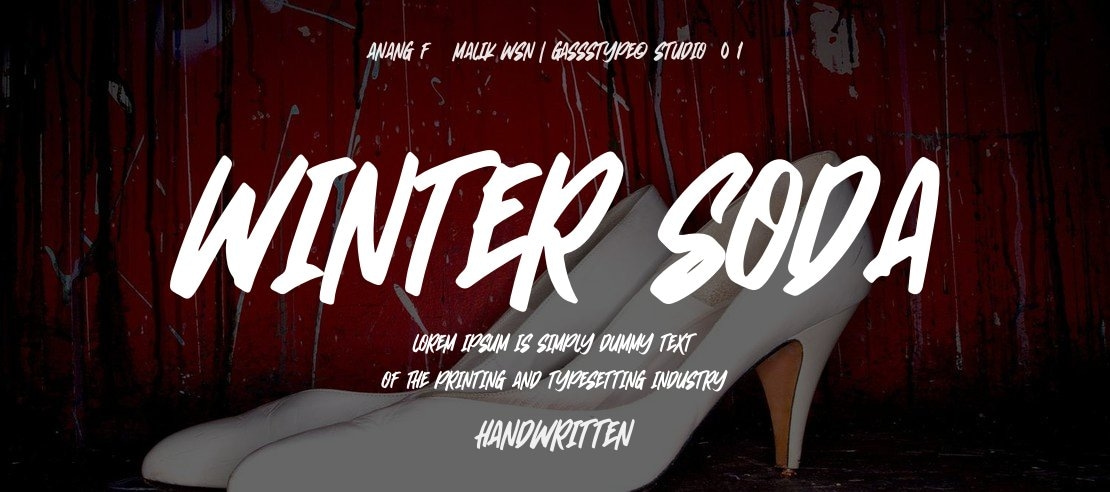 Winter Soda Font