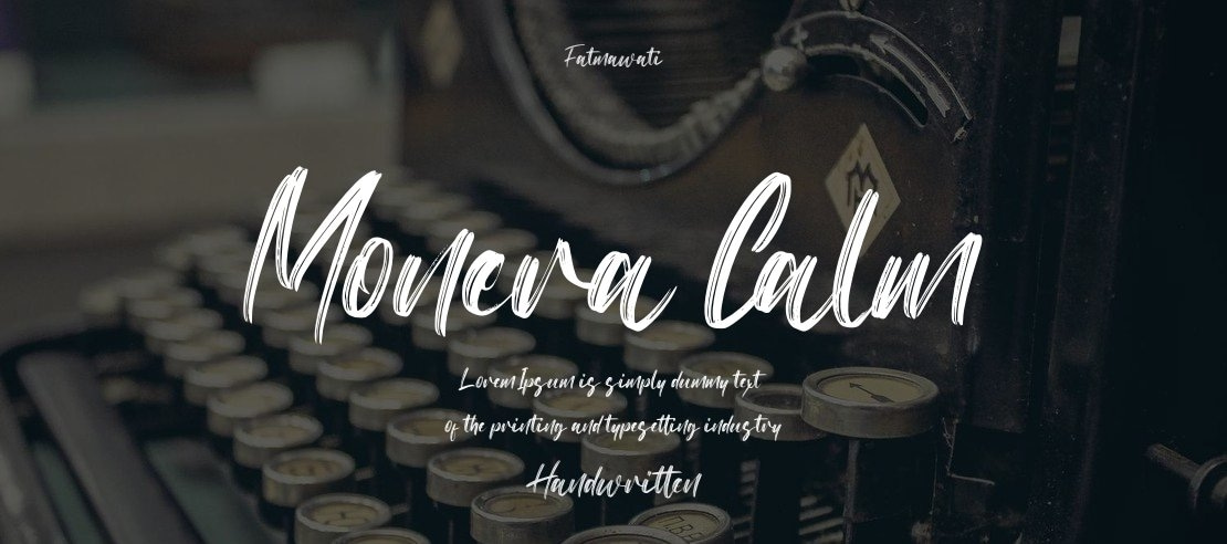 Monera Calm Font