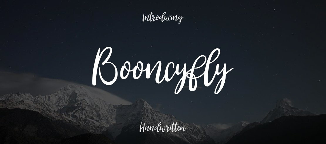 Booncyfly Font