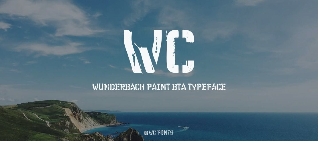 WC Wunderbach Paint Bta Font