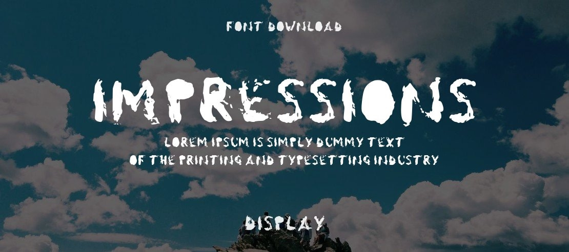Impressions Font