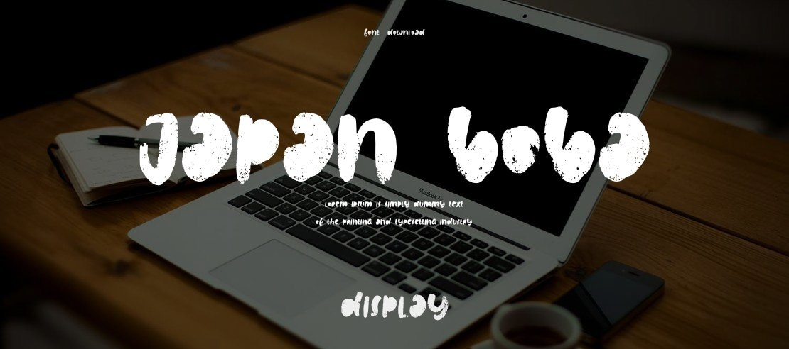 Japan Boba Font