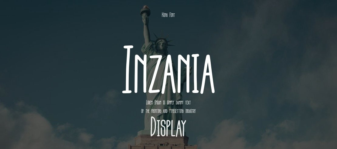 Inzania Font