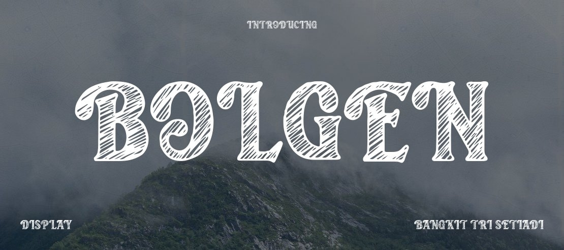 Bolgen Font