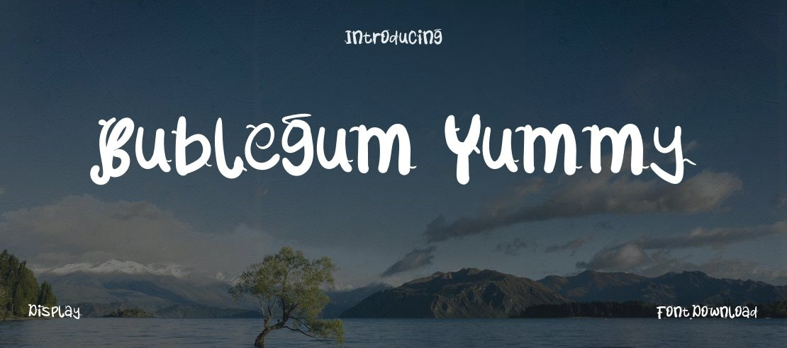 Bublegum Yummy Font