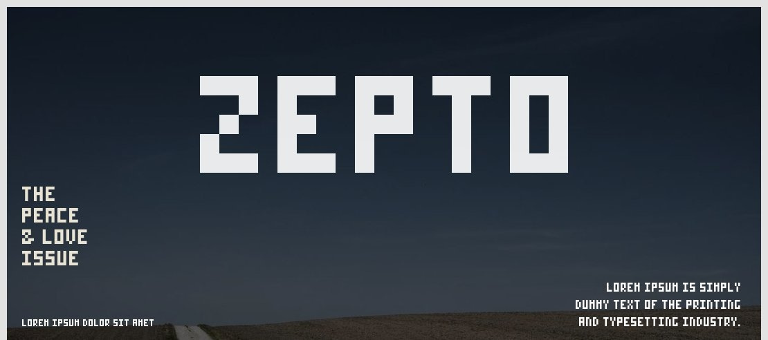 Zepto Font