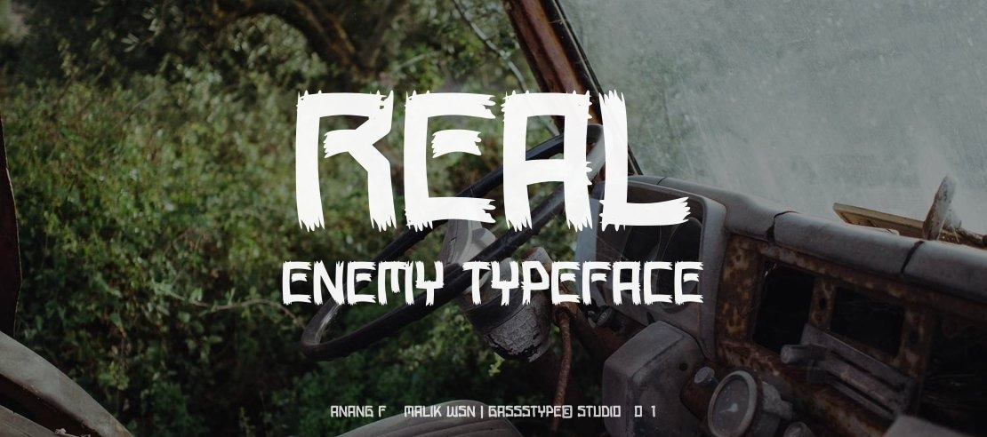 Real Enemy Font