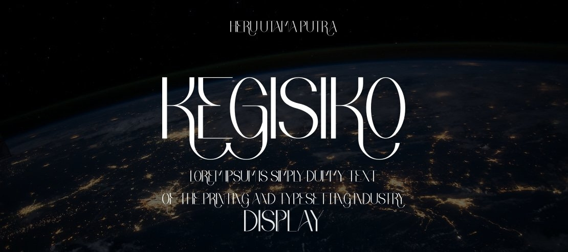 Kegisiko Font