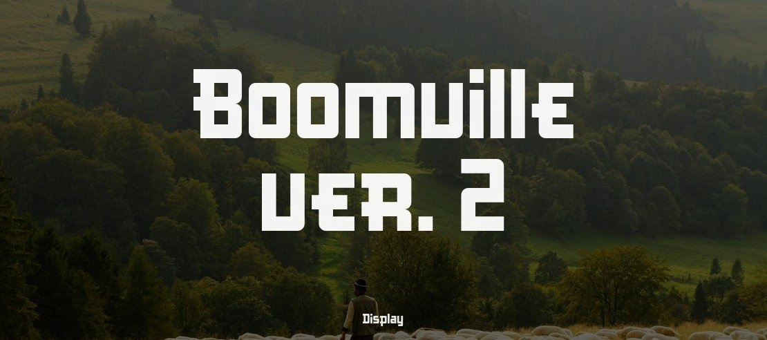 Boomville ver. 2 Font