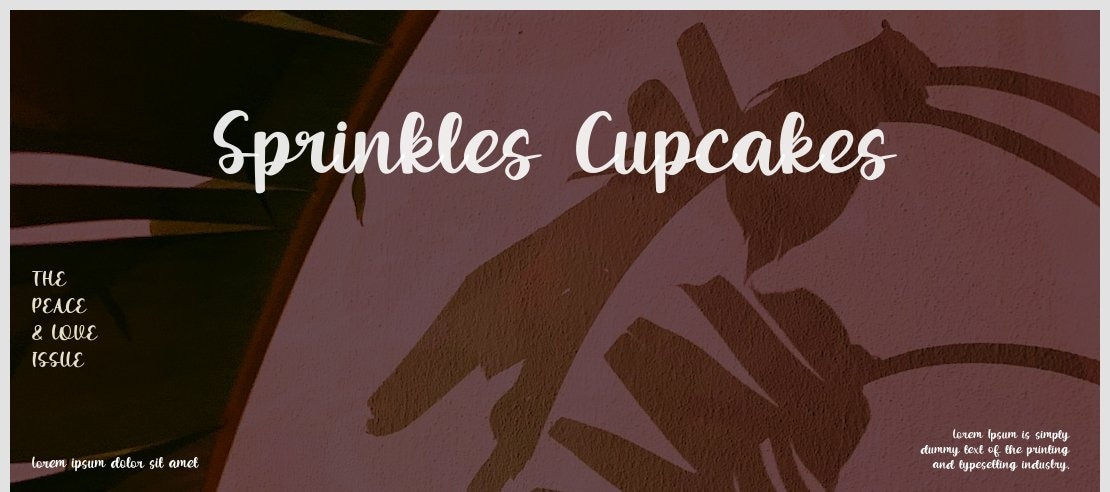 Sprinkles Cupcakes Font