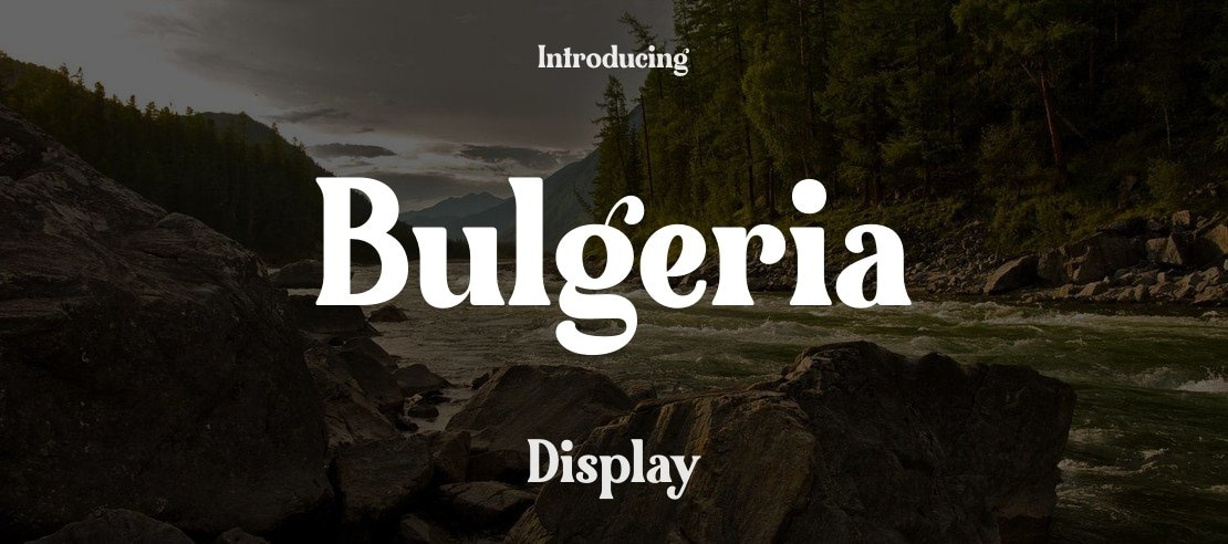 Bulgeria Font