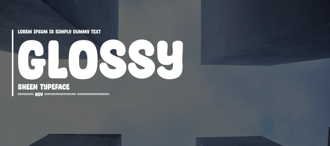 Glossy Sheen Font Family