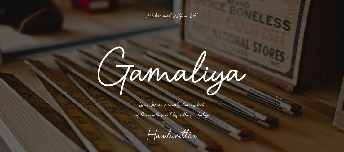 Gamaliya Font