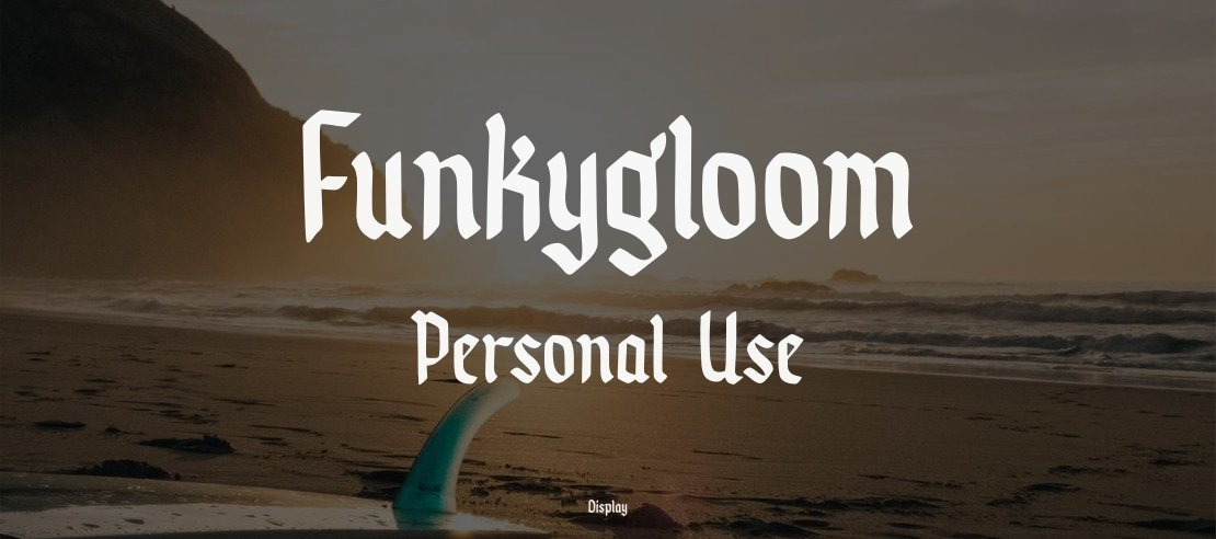 Funkygloom Personal Use Font