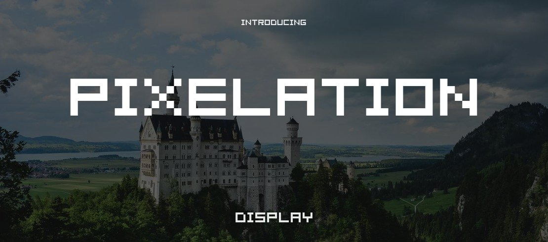 Pixelation Font