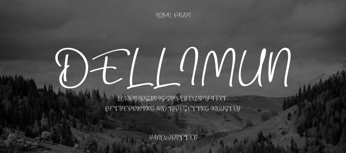 Dellimun Font